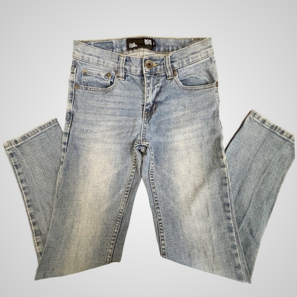 RSQ London Skinny Jeans Medium Wash Blue Denim Size‎ 14 Girls